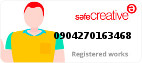 Safe Creative #0904270163468
